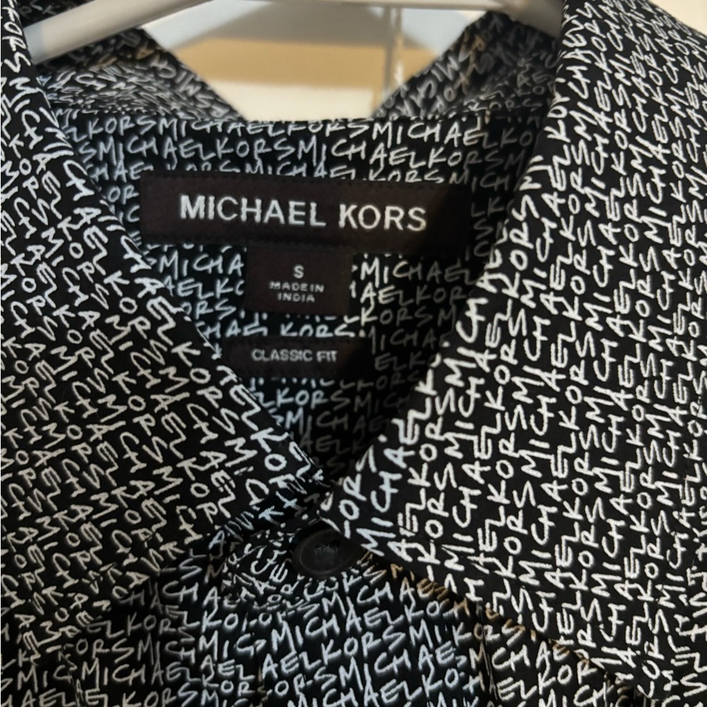 Michael Kors Monochrome Script Shirt